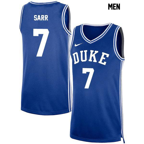 Dame Sarr Mens Number 7 Stitched Blue Authentic Duke Blue Devils College Basketball Jersey Dame Sarr Mens Number 7 Stitched Blue Authentic Duke Blue Devils College Basketball Jersey
