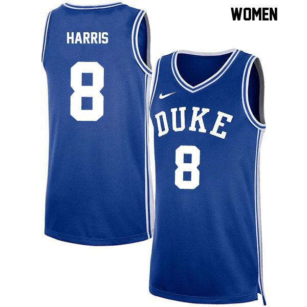 Darren Harris Stitched Womens Number 8 Blue Authentic Duke Blue Devils College Basketball Jersey Darren Harris Stitched Womens Number 8 Blue Authentic Duke Blue Devils College Basketball Jersey